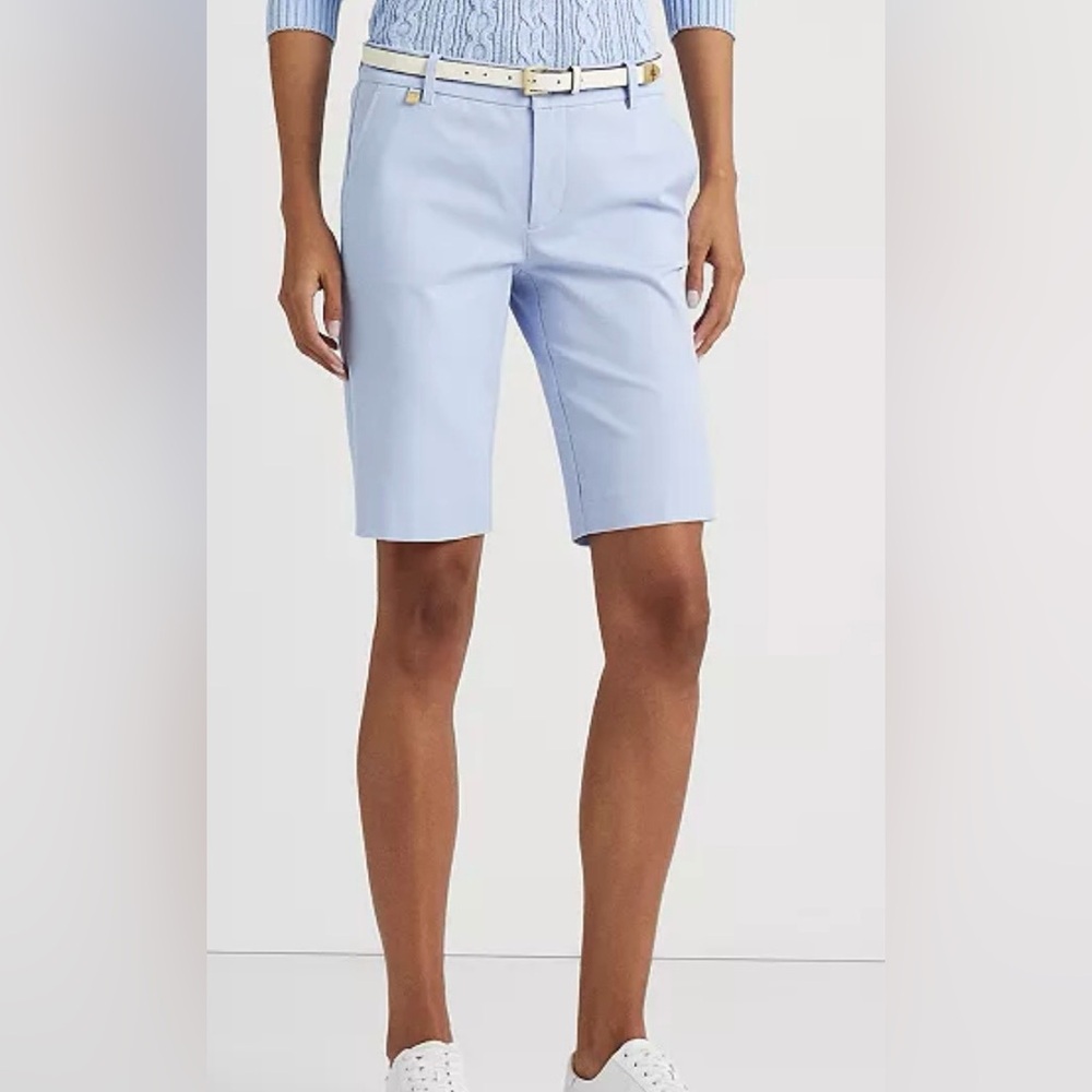 Lauren Ralph Lauren Bi Stretch Plus Twill Shorts